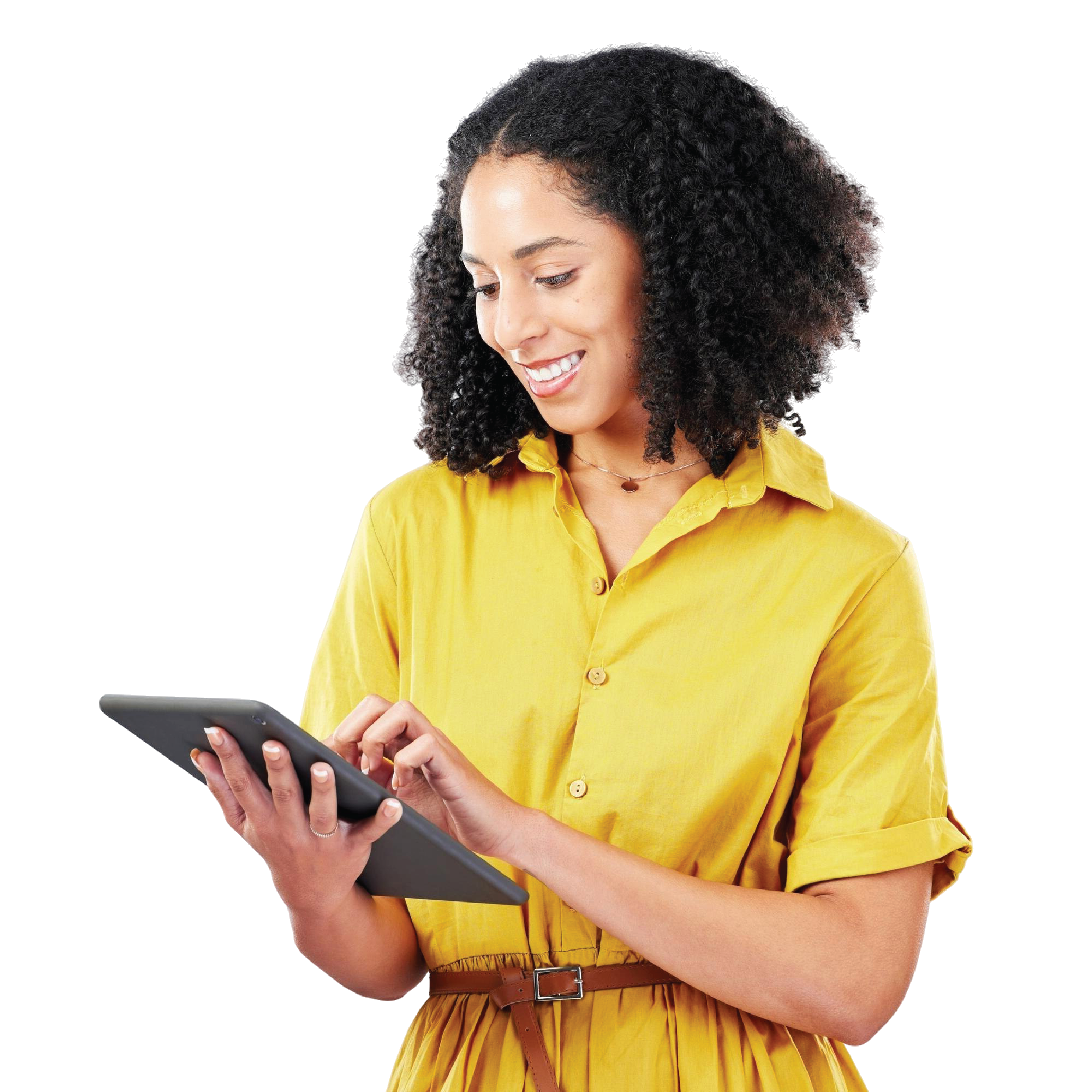 Profesional con tablet